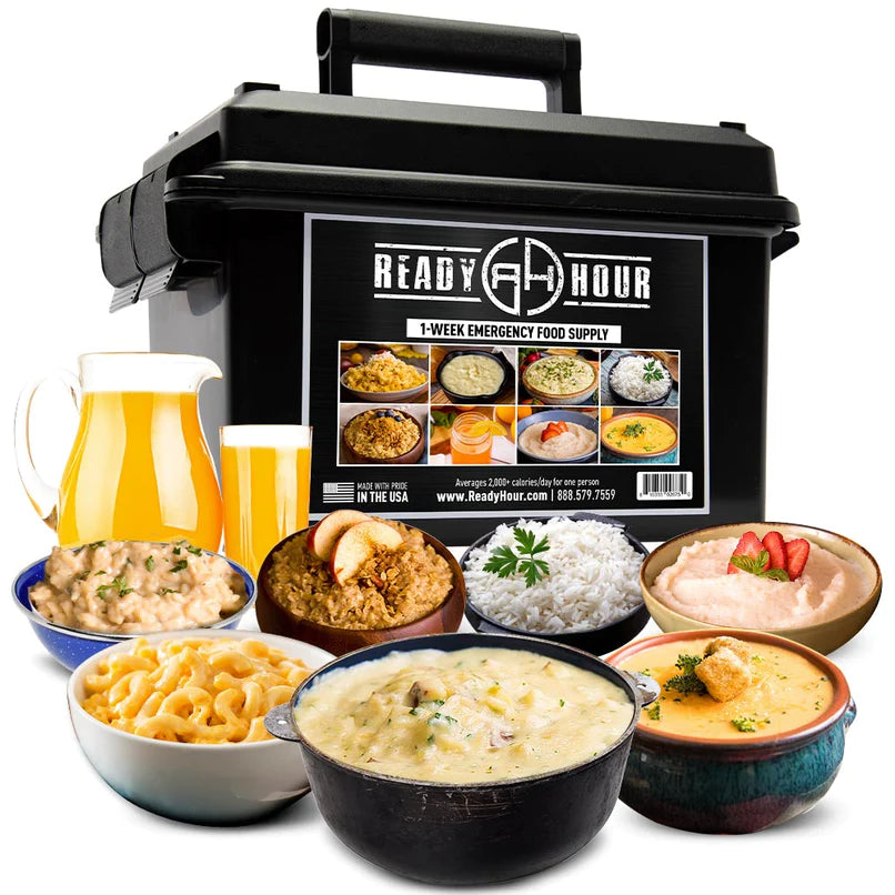 Ready Hour 1-Week Food Supply Ammo Can 2,000 calories per day