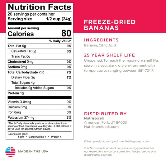 Bananas Freeze Dried